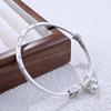 Zuyin 9999 Plum Blossom Wind Chime Rolling Tail Bracelet Forest Korean Edition Bell Pure Silver Student Bracelet Gift Simple Push Pull