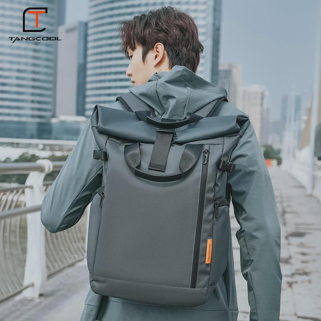 TANGCOOL Men's Fashion Trend Casual Student Laptop Backpack