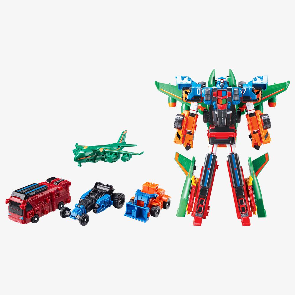 Young Toys Тобот V МИНИ Король Потрун (Робот-комбинатор 4-в-1)