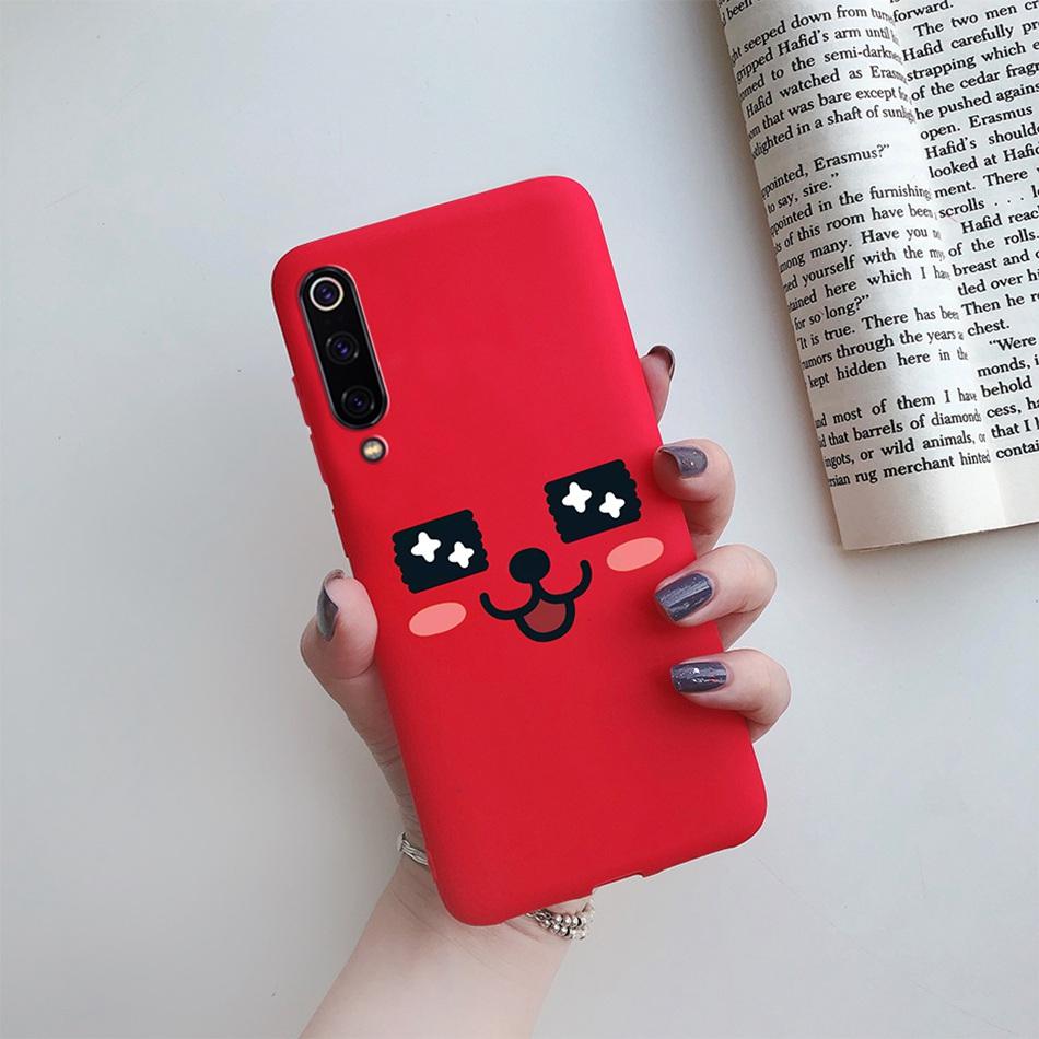 Case For Xiaomi Mi 8 9 Lite SE Fashion Silicone Love Heart Sunflower Phone Case Cute Cover Coque on Mi8 Mi9 9SE 8Lite 9Lite Case