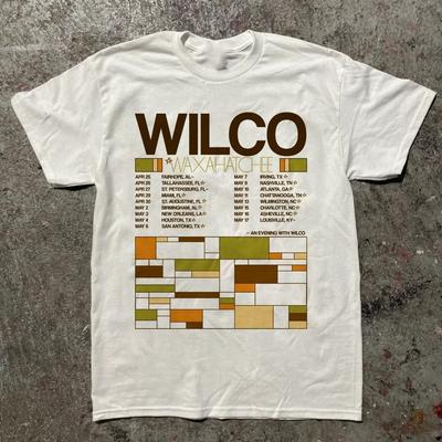 Редкий! Группа Wilco АНОНСИРУЕТ ТУР 2025 Футболка Унисекс Концертный S до 5XL Унисекс Футболка