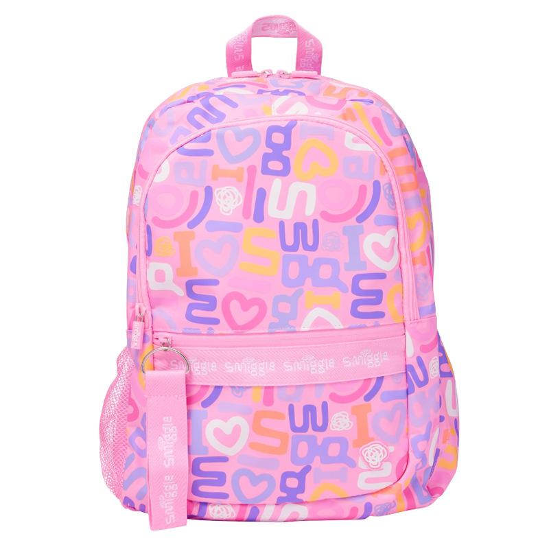 Smiggle Kids Backpack Large Capacity School Bookbag Outdoor Casual Daypack Lightweight Durable Blue