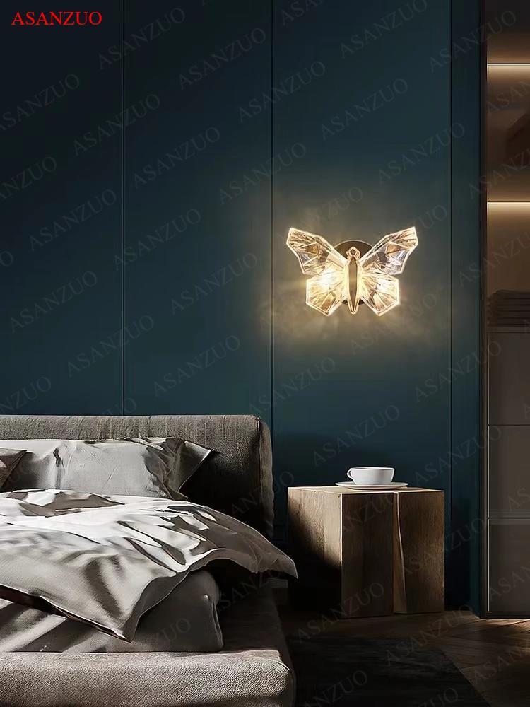 Светодиодные подвесные светильники в форме бабочки, прикроватный подвесной светильник, современный светильник для столовой, гостиной, домашнего декора, многосветильник для вестибюля, лестницы