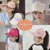 "Kids' Ponytail Baseball Cap: Trendy Sun Visor with Duckbill for Girls"