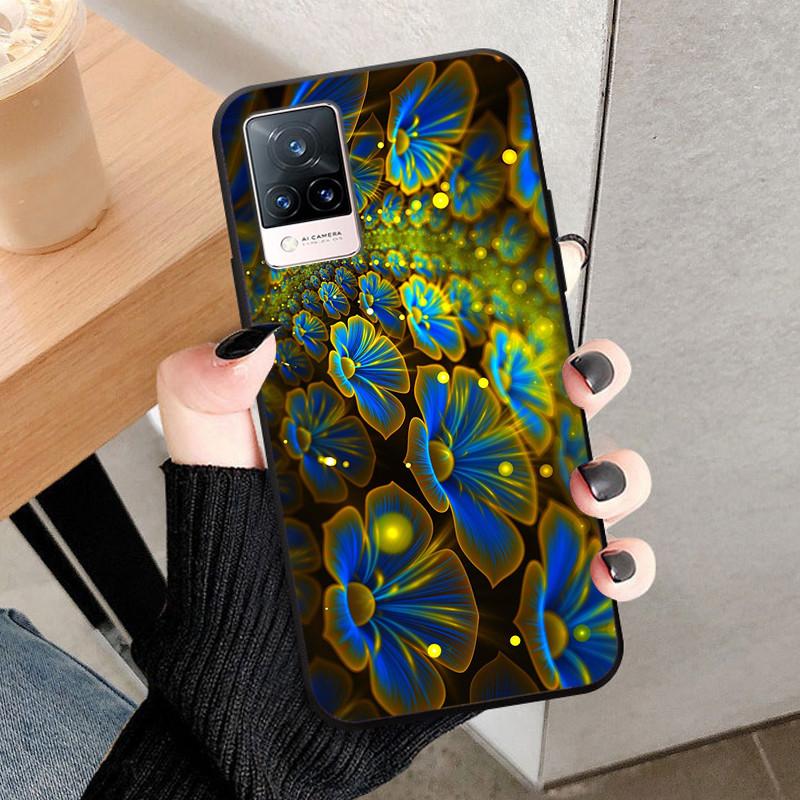 For Vivo V21 5G Case V2050 Silicone Soft Protective TPU Funda Cases for vivo V21 4G Back Cover Bumper for VivoV21 V 21 5G V21E