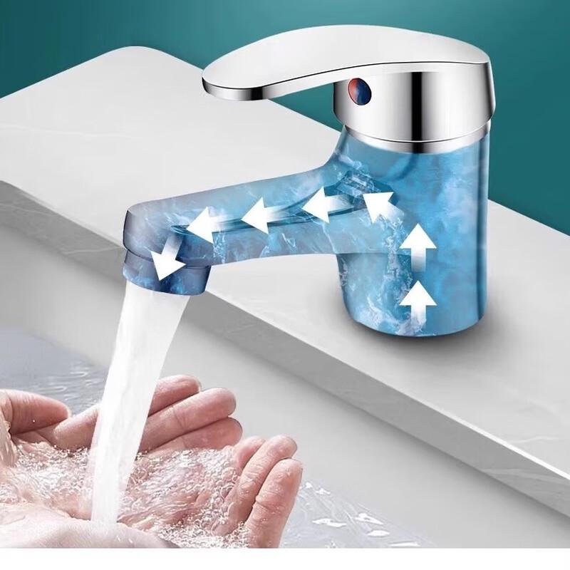 UOSU Low Profile Bathroom Single Cold Faucet