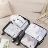 7pc Travel Organizer Set, Polyester Packing Cubes With Clothing, Underwear & Cosmetic Bags, Efficient Luggage Sorting Pouches, V