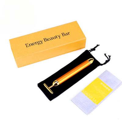 Золотой слиток 24K Gold Beauty Bar 24K Gold Face Slimming Tool Face Slimming Instrument, Beauty Instrument Vibration 24K Gold Bar
