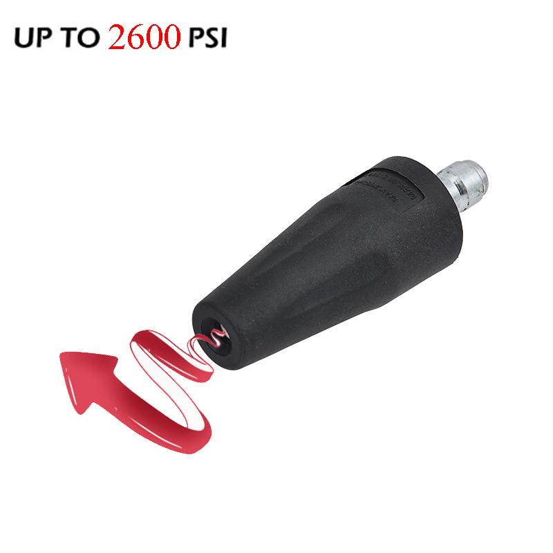 Universal Car Washing Machine Nozzle Rotating Blaster Turbo Jet Nozzle Connector 2600 PSI High Pressure Water Gun Head