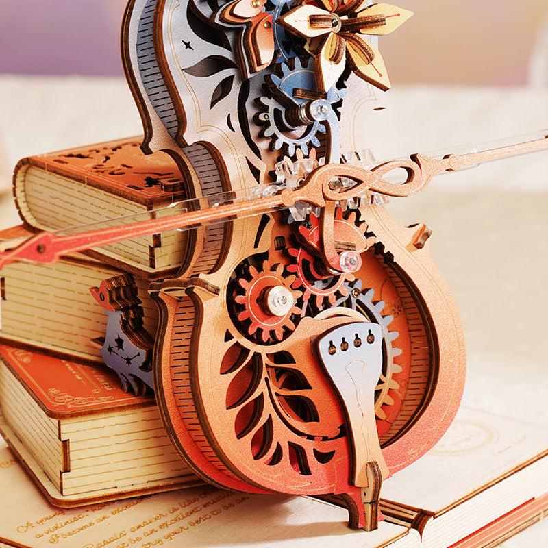 ROBOTIME ROKR Symphony of Gorgeous Dreams Mechanical Music Box 3D Wooden Puzzle AMK63M