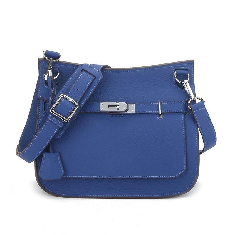 Genuine Leather Crossbody Bag Large Capacity Shoulder Women Office Style