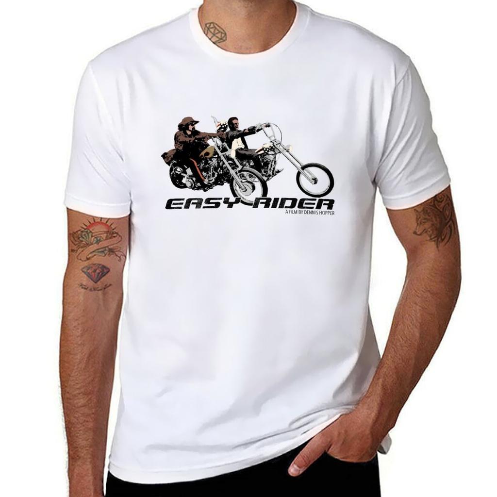 Easy Rider Movie Tshirt Tshirt Big Size Crew Neck Tshirt