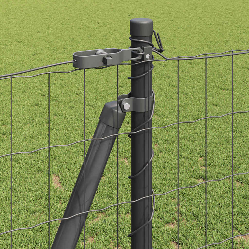 Welded Wire Fence with Concrete Foundation 10 x 1.2 m (W x H)