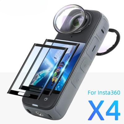 Защитная пленка для экрана + защита объектива +для Insta360 X3 Аксессуары для Insta360 X4 Защитная пленка для объектива и защитная пленка от царапин