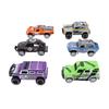 6pcs Mini Car Model Collectible Alloy Pull Back Car Play Vehicle Set for Children Over 3 Years Old