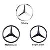 CQP1 3D ABS 90mm Car Rear Trunk Logo for Mercedes Benz Star Emblem Stickers AMG E S A B Class GLE GLS CLS GLC CLA GLA GLK W205 C300