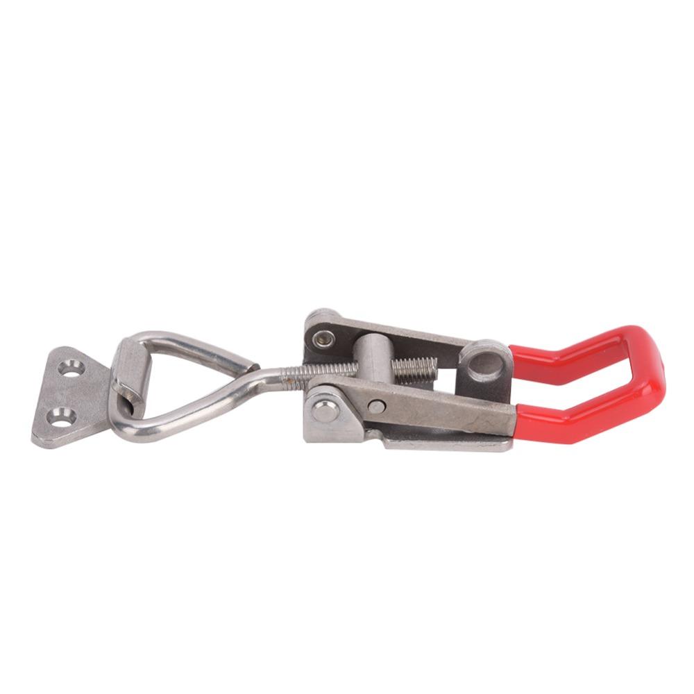 2pcs Hand Tool Type Quick Latch Clamp 304 Stainless Steel Toggle Hasp Clamp For Storage Box