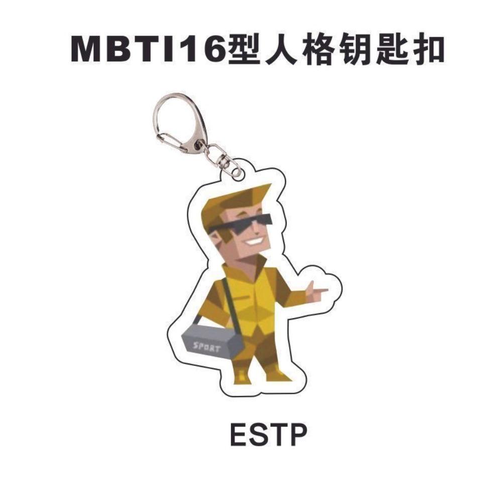 16 Типов личности MBTI Периферийный характер Классический персонаж Сэндвич Акриловый брелок Плакетка Настольное украшение Орнамент Подарок Подставка
