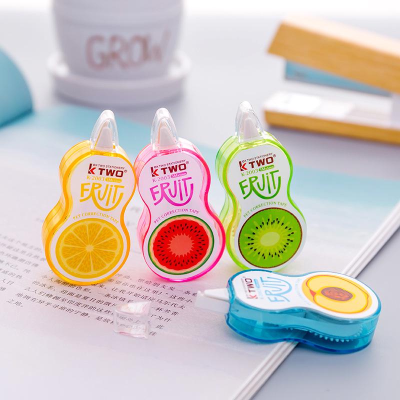 Creative Cartoon Fruit Color Correction Tape - Mini Cute Childhood Memory Stationery Gift.
