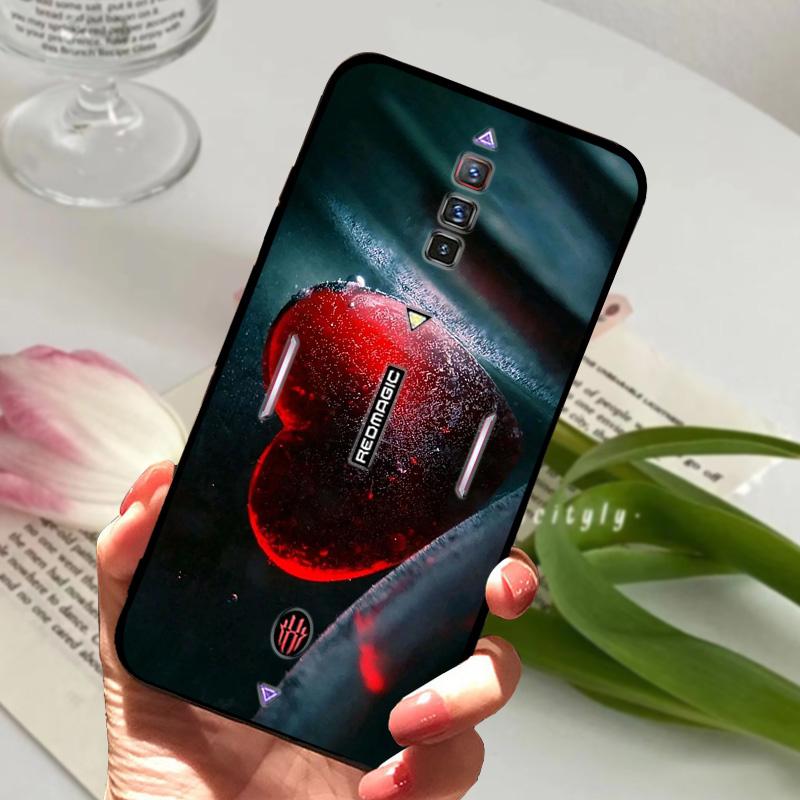 Чехол для ZTE Nubia Red Magic 6 Ударопрочный Мягкий ТПУ Силиконовый Чехол для Телефона Для ZTE Nubia Red Magic 6S Pro Capa Мультяшный RedMagic 6