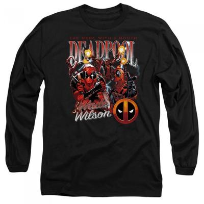 Deadpool Унисекс футболка с монтажом персонажей для взрослых