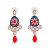 Великолепное женское колье Kundan с покрытием из розового золота Estele