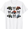 Checkered in My Monster Truck Mama Era Monster Truck Mom T-Shirt