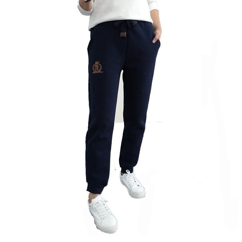 Winter Fleece and Thick Sports Casual Pants Women's Plus-size Pants Haren Pants