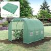 Greenhouse film, 3 x 2 x 2 m, waterproof garden film with UV protection, plastic film without frame, tarpaulin, green