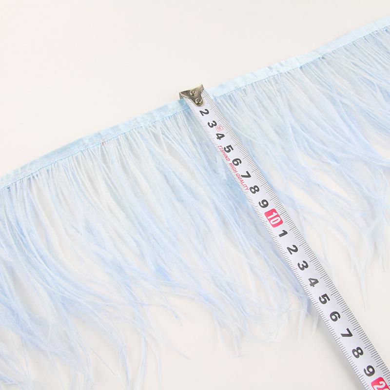 Ostrich Hair Diy Jewelry Accessories Feathers Ostrich Feathers Clothes Cuffs Skirt Decoration