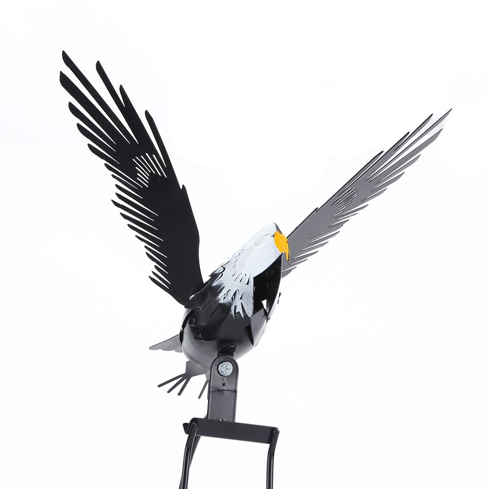 Металлические вертушки Eagle Wind Spinners Железные вертушки Eagle Stakes Украшения для газона Ремесла Садовое искусство Декор для наружного газона и двора