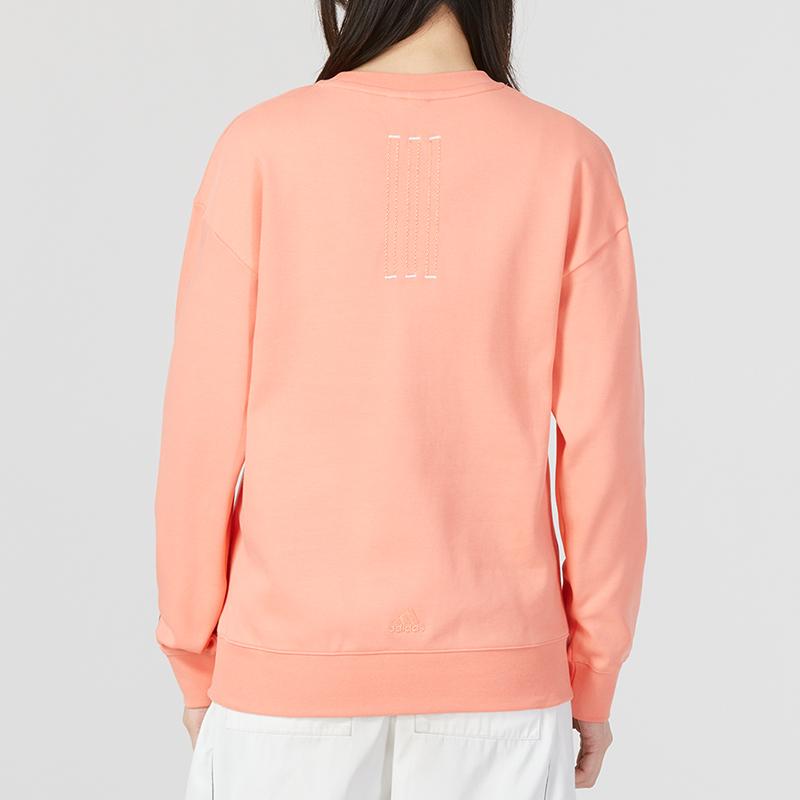 Women's Sweatshirt Adidas CNY Sweatshirt Women's Orange Red