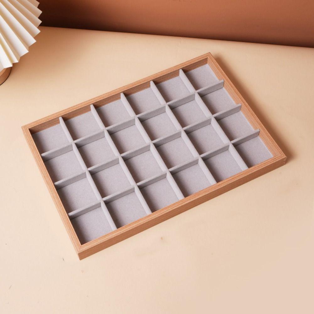 Деревянный поднос для ювелирных изделий, изысканная деревянная органайзерная коробка, антикварная коробка для хранения ожерелий и браслетов
