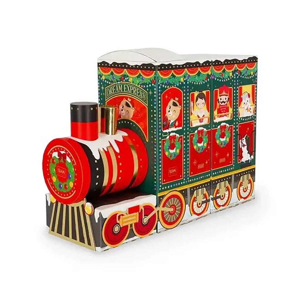Dream Express Advent Calendar Limited Edition , Train-Shaped Christmas Countdown Box With 24 Unique Surprises, 80ml