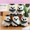 Plush Graduation Owl Toy Doctoral Cap Embroidered Logo Academic Gift Keepsake