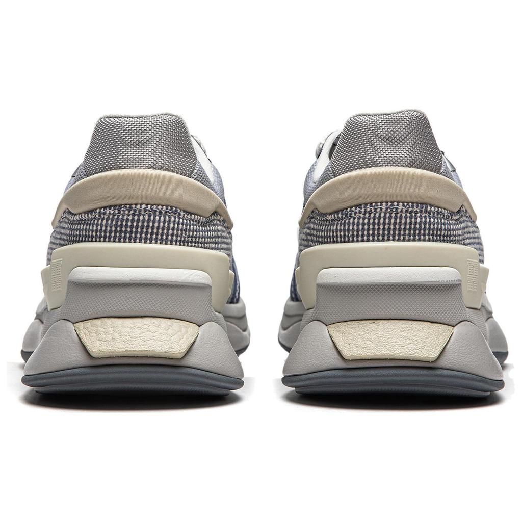 Li Ning Comfortable Versatile Fashion Slip Resistant Wear Resistant Rebound Low Top Casual Shoes Men Sneaker Blue Gray AGCU079-3