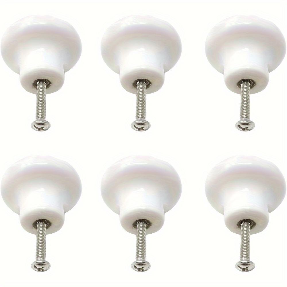 6шт керамические ручки с ручной росписью (три стиля) Винтажные керамические ручки для шкафа, ручки для комода, ручки для ящиков, туалетные ручки с крепежными винтами