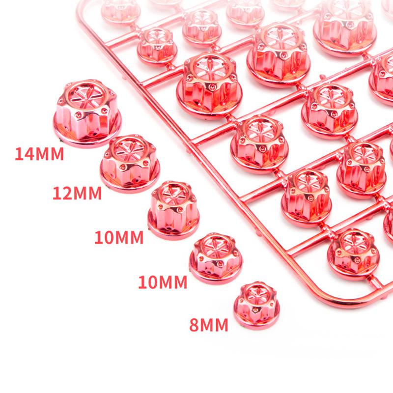 Комплект из 30 колпачков для винтов мотоцикла, гаек двигателя, колпачков для болтов, декоративная крышка для головки корпуса, аксессуары для модификации мотоцикла