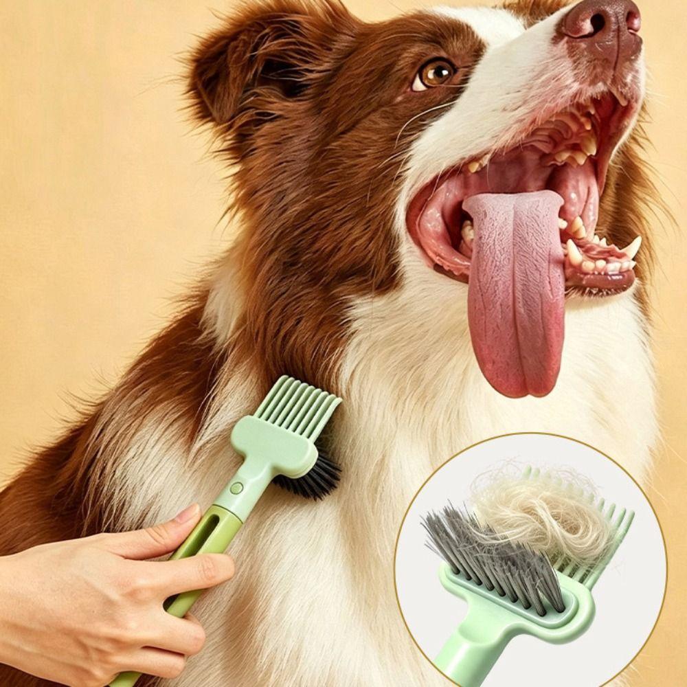 Rounded Teeth Pet Dematting Comb Lightweight Pet Grooming Comb for Cats and Dogs