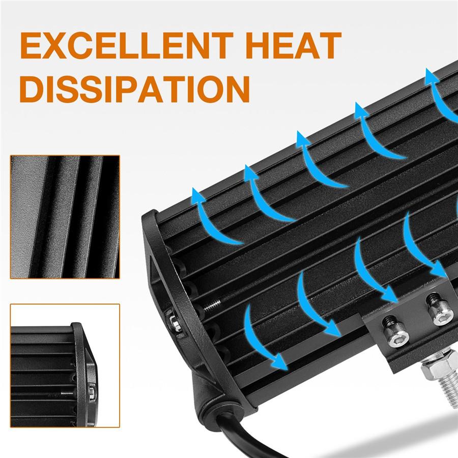 2 шт. 6" 240 Вт Автомобиль Грузовик Лодка Морской Светодиодные Рабочие Фонари Точечный Заливной Противотуманные Фары ДХО