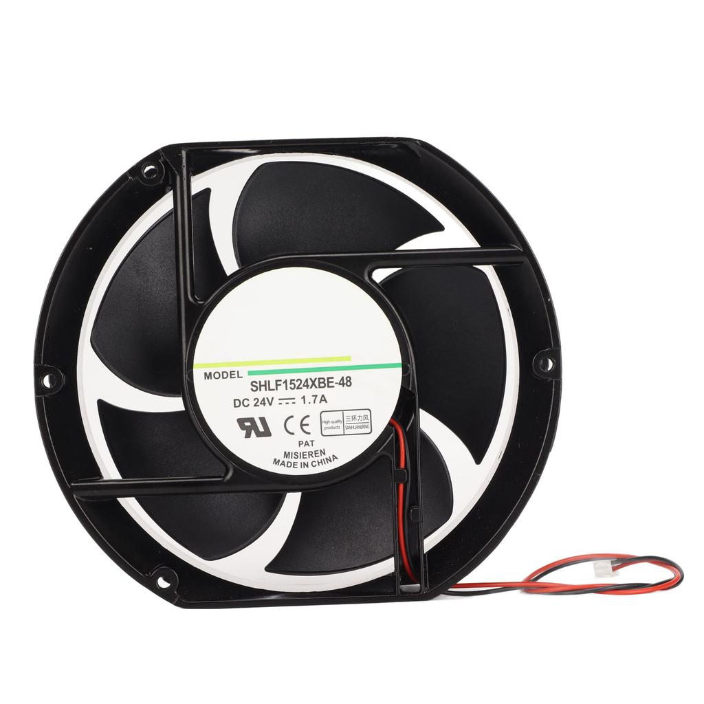 Cooling Fan Dual Ball Axial Heat Sink Silent Cooling Fan for DIY Cooling Ventilation Machinery Household Appliances 24V