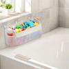 Настенный органайзер для игрушек для ванной, держатель для игрушек для душа на 2/3 отделения с широкими отверстиями и самоклеящимися крючками, вместительное хранилище для детских игрушек для ванны