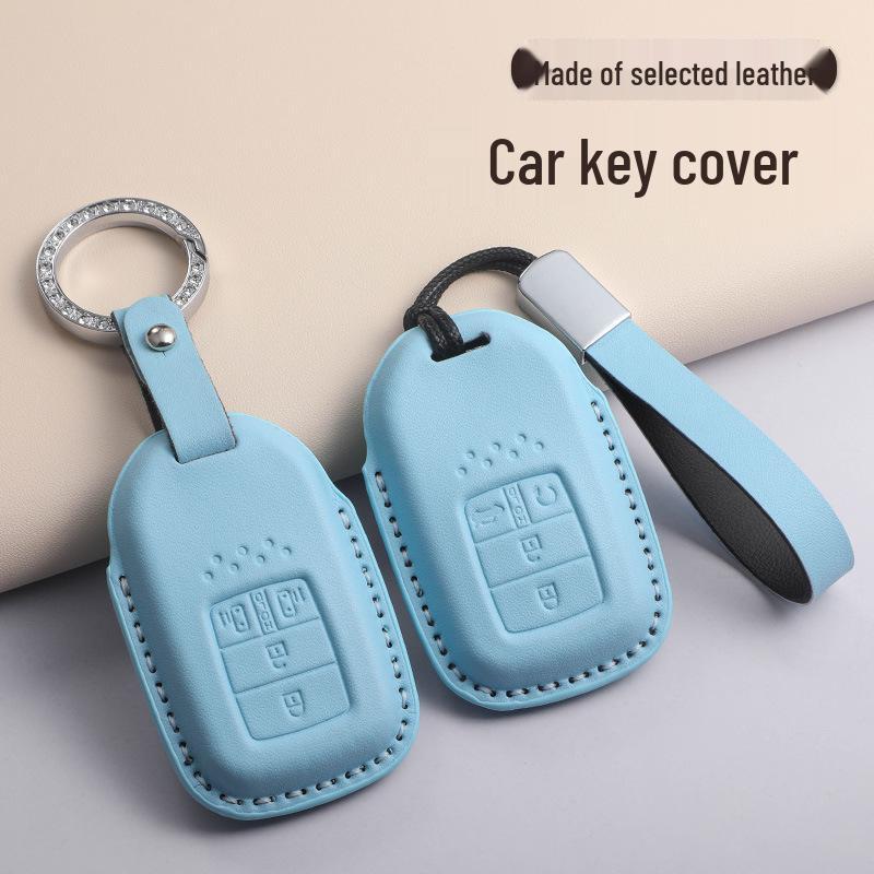 Чехол для ключа для Honda Civic 10-го поколения, Accord, CR-V, Vezel, XRV, Fit, Haoying, Haoling, Синий