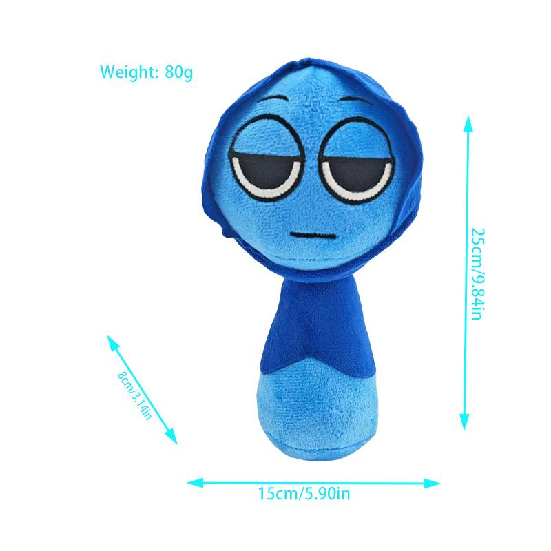 2025 Sprunki incredibox Мягкая игрушка Кукла из хлопковой плюшевой ткани для детей