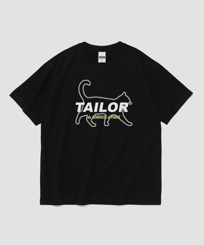 TAILOR STUDIO Kitsch Tales Logo Short Sleeve T-Shirt (Black)