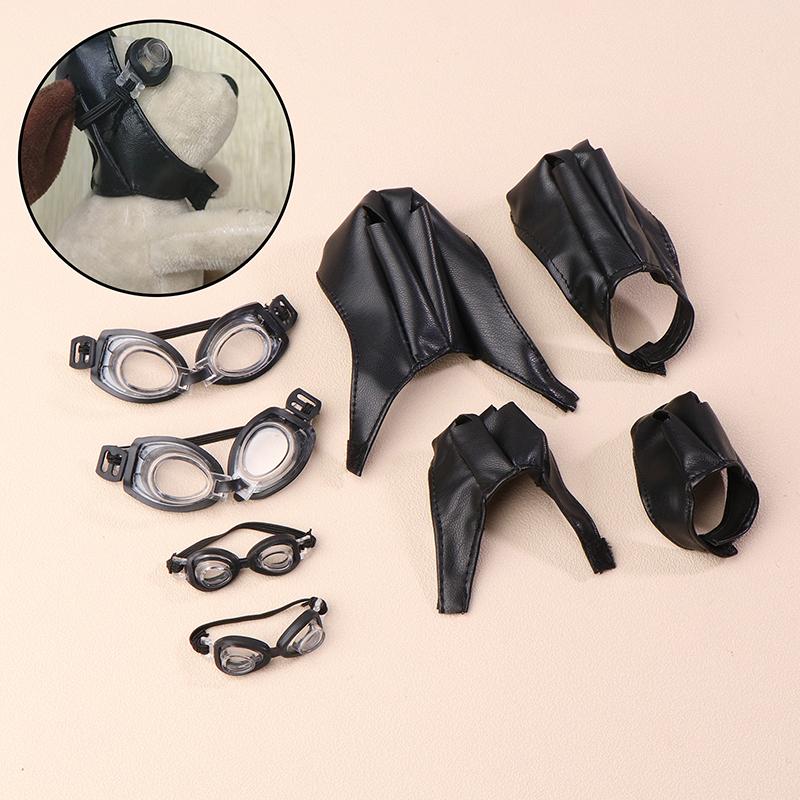 Аксессуары для мультяшных пилотов Аксессуары для кукол Шляпа Очки Очки для дайвинга Фотореквизит