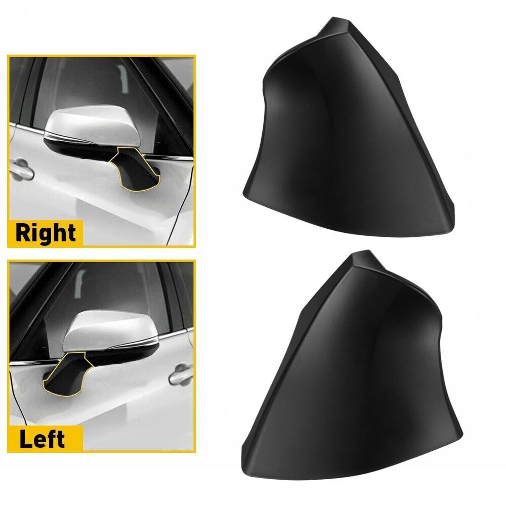 Black Front Left Right Rearview Mirror Lower Support Cover Fit For Toyota Highlander & Hybrid 2020-2023 Auto Parts