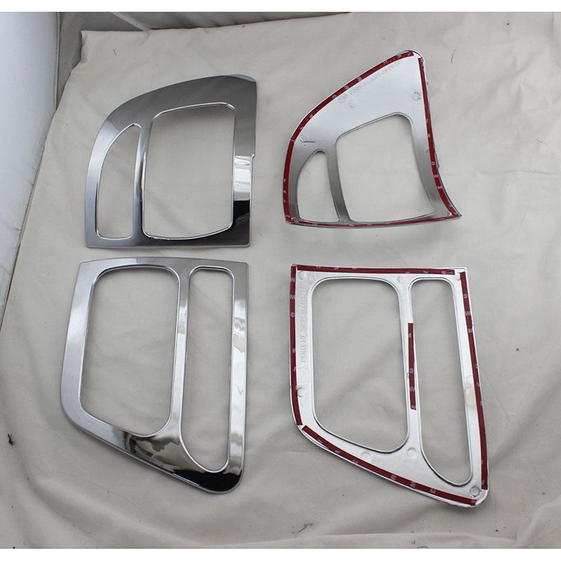 2008-2011 Хромированный задний фонарь, декоративное украшение заднего фонаря, защитная наклейка для Toyota Fortuner Hilux