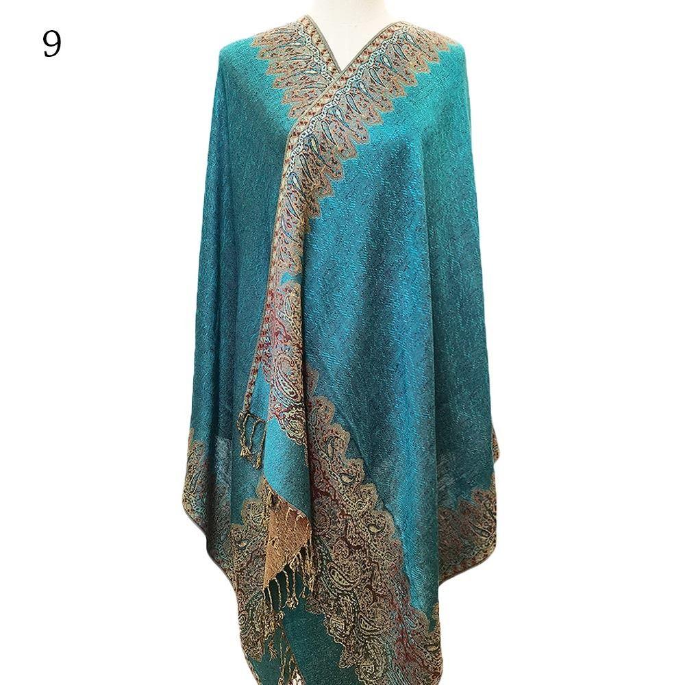 Универсальная шаль с кисточками, модная пашмина