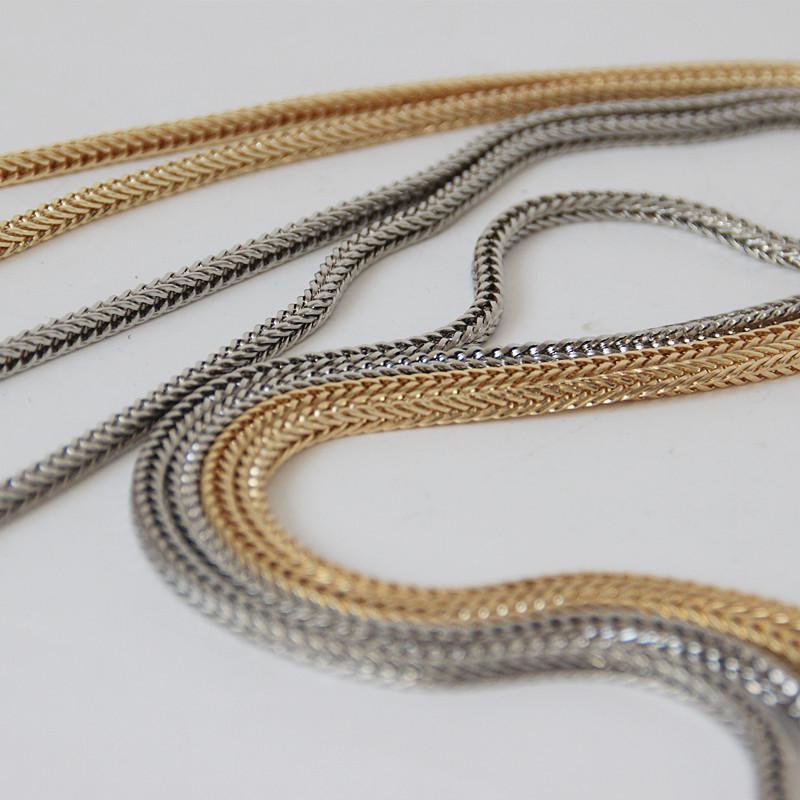 Новый бренд, модная женская сумка, аксессуар, однотонная цепочка, серебряная, Золотая металлическая цепочка, роскошный ремешок, женский элегантный милый клатч, цепочка для кошелька